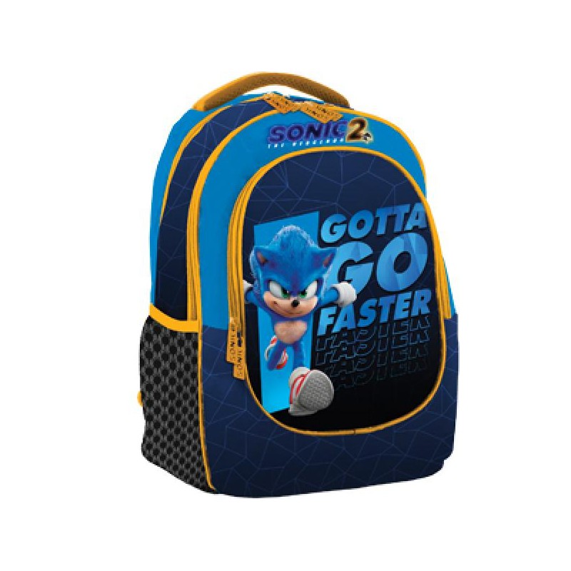 ZAINO SCUOLA ESTENSIBILE 3 ZIP SONIC [0074155-00.jpg]