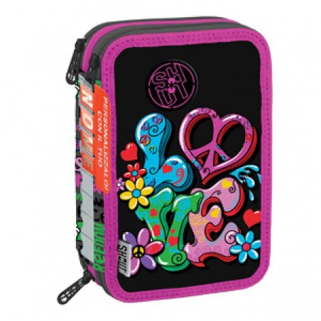 CORREDO 3 ZIP SHOUT PEACE&LOVE [0074038-00.jpg]