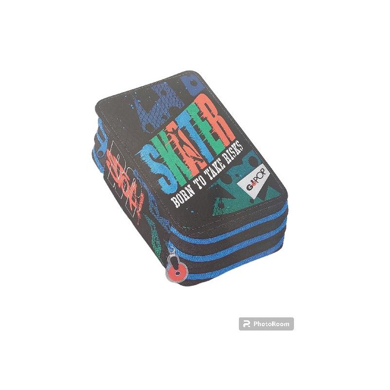 ASTUCCIO CORREDO 3 ZIP SKATER GO-POP 3 PIANI CON ACCESSORI [GP6704-00.jpg]