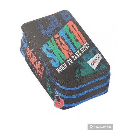 ASTUCCIO CORREDO 3 ZIP SKATER GO-POP 3 PIANI CON ACCESSORI [GP6704-00.jpg]