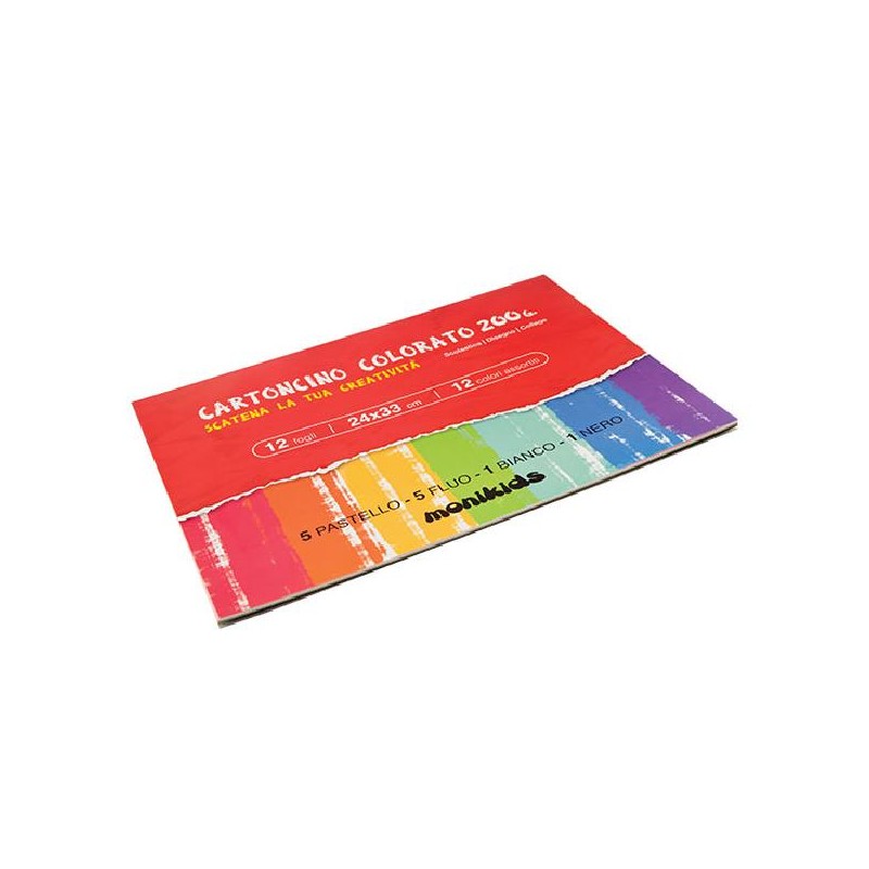 BLOCCO COLORE 24x33 200gr 12fg Ass. [7062001-00.jpg]