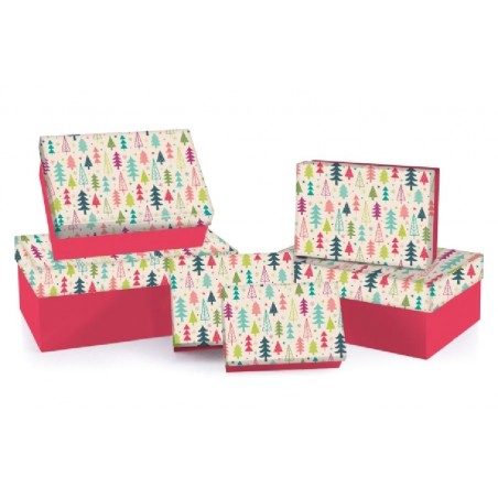 SET 6 SCATOLE RETTANGOLARI ALBERI SEVEN 12x18x7 Euro 2,90-14x20x8 Euro 3,40 16x23x9 Euro 3,95-16x26x11 Euro 4,50 23x31x13 Euro 5,40-27x36x14 Euro 5,80 [2223005-00.jpg]