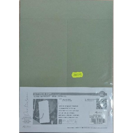 CARTONCINO DOPPIO 21x10,5 10pz SALVIA [2061391-00.jpg]