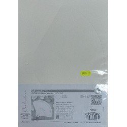 VENTAGLIO CARTONCINO 10pz-26cm AVORIO MARTELLATO [2061843-00.jpg]