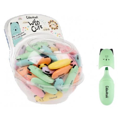 EVIDENZIATORE WILD&CUTE 72pz ColBOOK [COL23090-00.jpg]