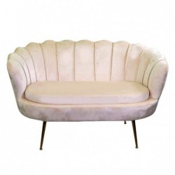 DIVANETTO VELLUTO CREMA 128x50x74h [9010016-00.jpg]