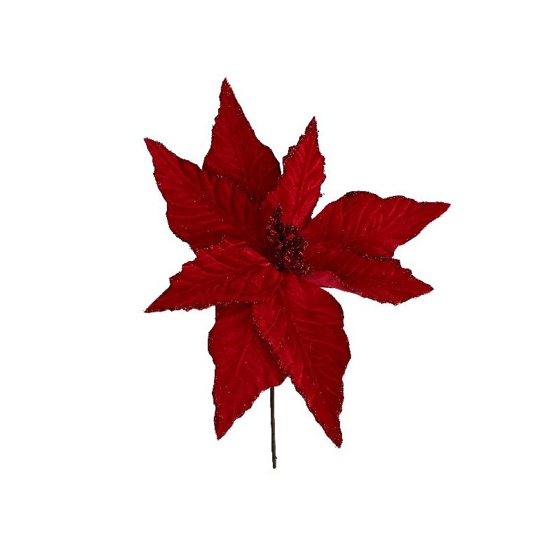 STELLA NATALE PLAST.ROSSO d.28cm h.15cm [9010120-00.jpg]