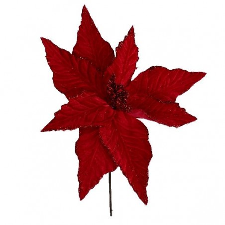 STELLA NATALE PLAST.ROSSO d.28cm h.15cm [9010120-00.jpg]
