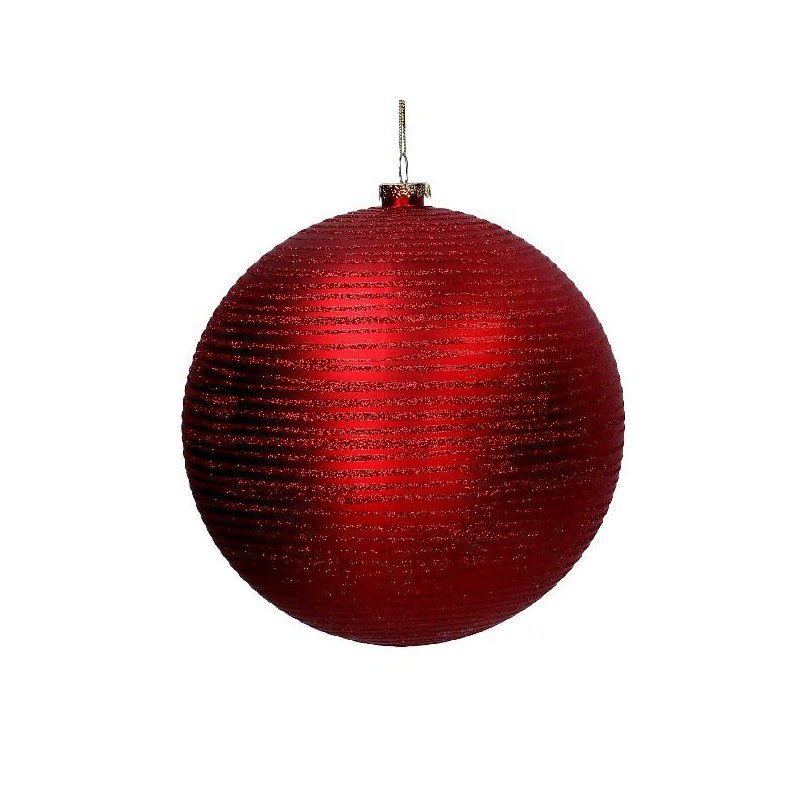 SFERA PLAST. ROSSO GLITTER d.20cm [9015281-00.jpg]
