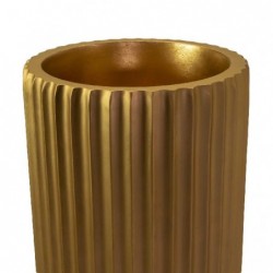 VASO RESINA ORO OPACO d.40cm h.120cm [9011118-10.jpg]