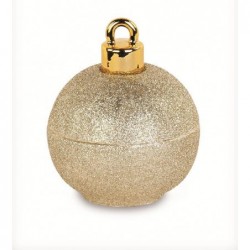 ---CANDELA SFERA ORO GLITTER d.10cm IN SCATOLA REGALO [TONO941-00.jpg]