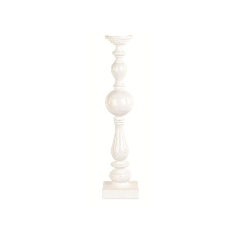 ---CANDELABRO RESINA BIANCO h.70cm [TONO726-00.jpg]