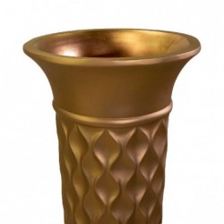 VASO RESINA ORO OPACO d.38cm h.130cm [9011119-20.jpg]