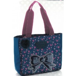 ---BORSA SHOPPER SENSAZIONI BLU A FIORI [7110281-00.jpg]