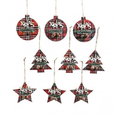 PENDENTE LEGNO SCOZZESE XMAS h10cm 3sog SFERA-ALBERO-STELLA [9011321-00.jpg]