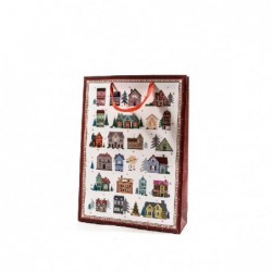 SHOPPER NATALE CASETTE 32x45+10 12pz MANICO TESSUTO,CARTA PLASTIFICATA [2240325-00.jpg]