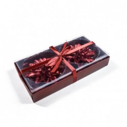 ---SET 2 CANDELE STELLA NATALE BORDEAUX IN SCATOLA REGALO PVC 21x11x4h [0710084-00.jpg]