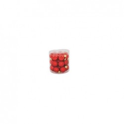 --BOX 24 SFERE VETRO 3cm ROSSO LUC./OPAC [9011146-00.jpg]