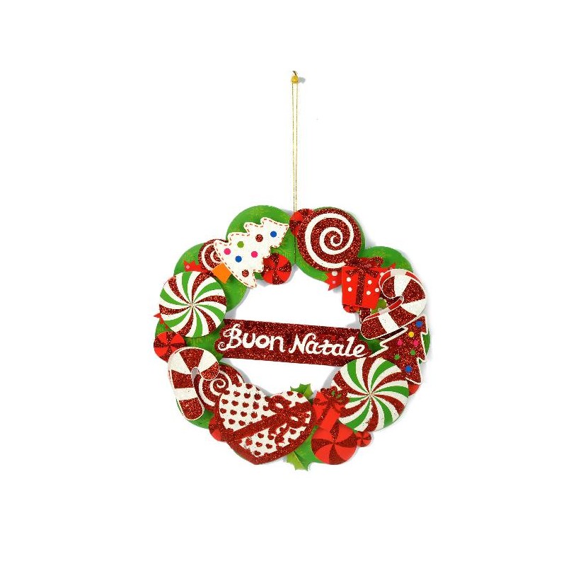 FUORIPORTA NATALE CANDY/DOLCETTI d.37cm [9011162-00.jpg]
