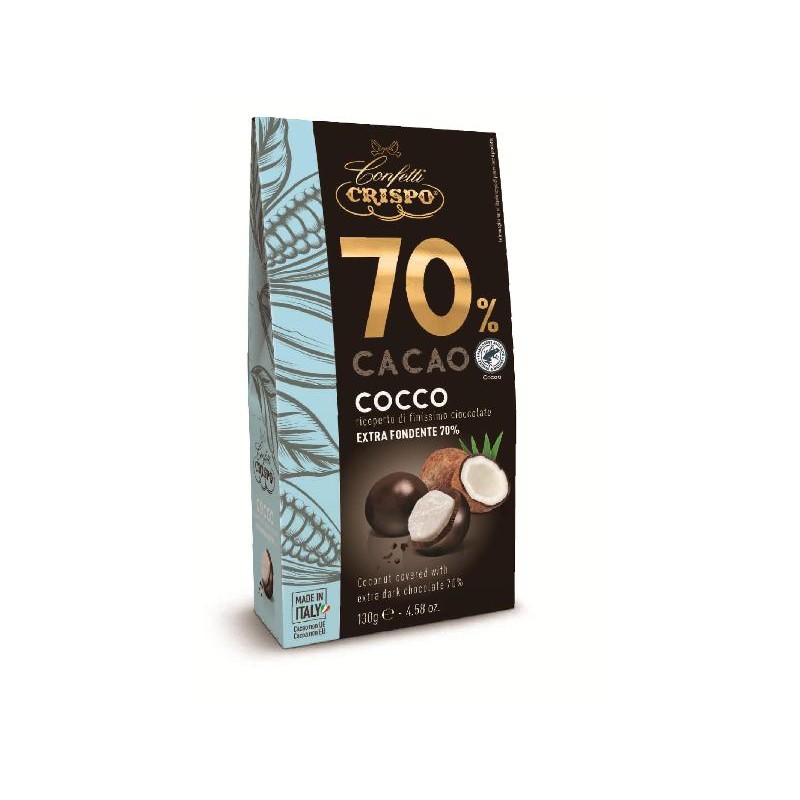 ---DRAGEES COCCO 130gr RICOPERTO DI CIOCCOLATO FONDENTE 70 [0151333-00.jpg]