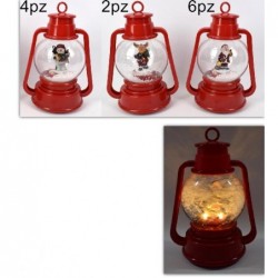 LANTERNA PLASTICA ROSSO 22cm C/LUCE e MOVIMENTO NEVE ALIMENTAZIONE BATTERIA [9015394-10.jpg]