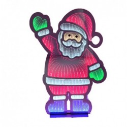 ---BABBO NATALE LUMINOSO LED 3D h.57cm CAVO ALIMENTAZIONE 3mt-LUMINOSO 2 LATI [9011511-00.jpg]