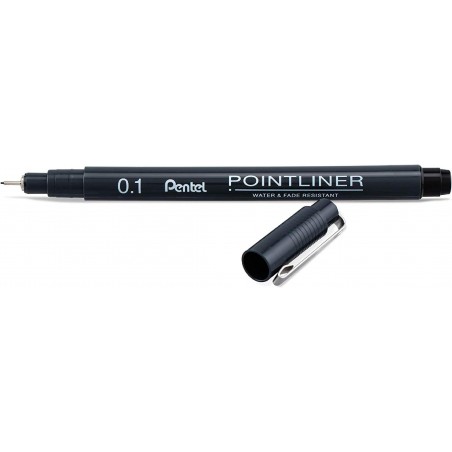 PENTEL POINTLINER 0,1mm NERO PIGMENT [8017361-00.jpg]