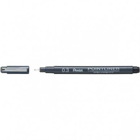 PENTEL POINTLINER 0,3mm NERO PIGMENT [8017363-00.jpg]