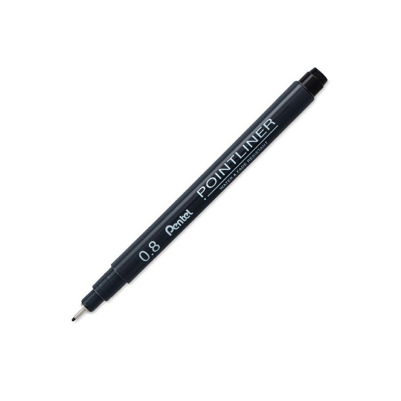 PENTEL POINTLINER 0,8mm NERO PIGMENT [8017368-00.jpg]