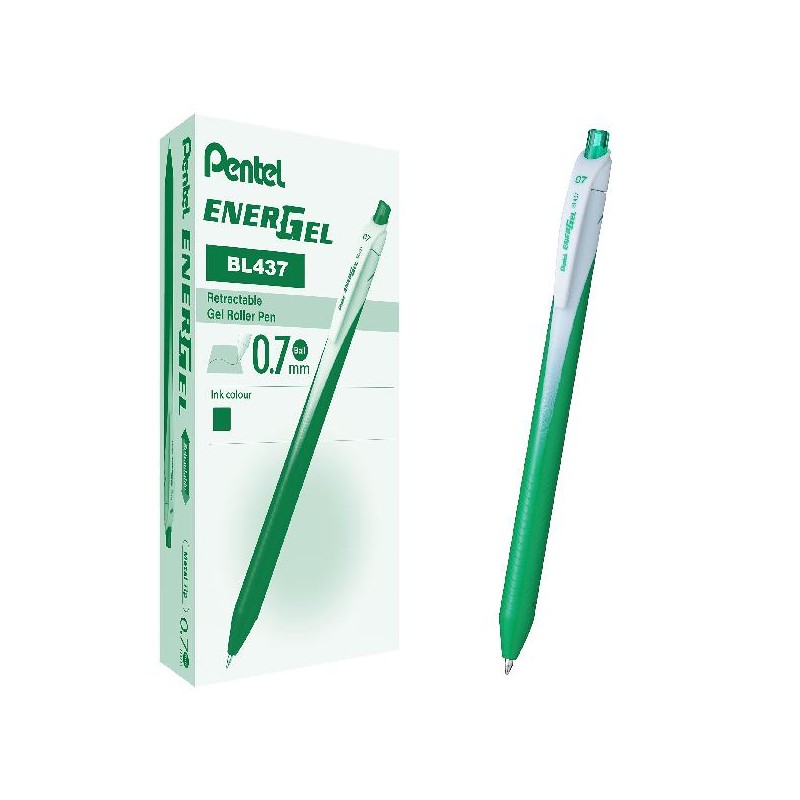 PENTEL ENERGEL BL437 0,7mm VERDE [1121590-00.jpg]