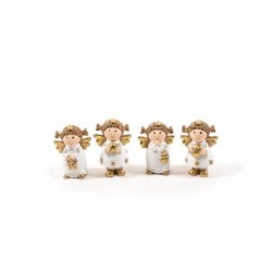 ANGELO RESINA BIANCO/ORO h.6cm 4sogg [9011197-00.jpg]