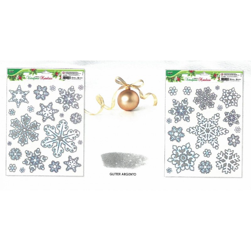 VETROFANIA 30x37 BIANCA GLITTER 2sogg [0081359-00.jpg]