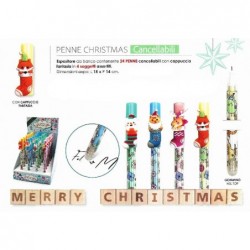 EXPO 24 PENNE CANCELLABILI TAPPO NATALE [0081367-00.jpg]