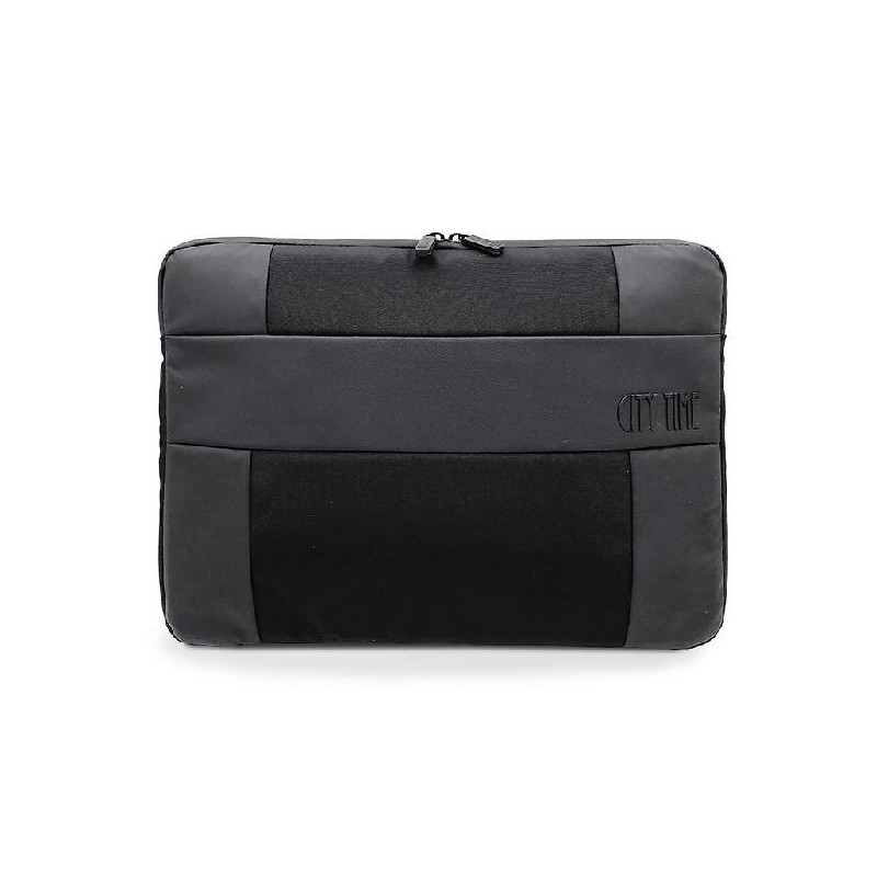 BORSA 2 SCOMPARTI SLEEVE TESSUTO NERO ANTIPIOGGIA [0081388-00.jpg]