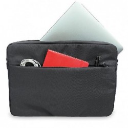 BORSA 2SCOMPARTI SLEEVE TESSUTO NERO/BLU ANTIPIOGGIA [0081389-30.jpg]