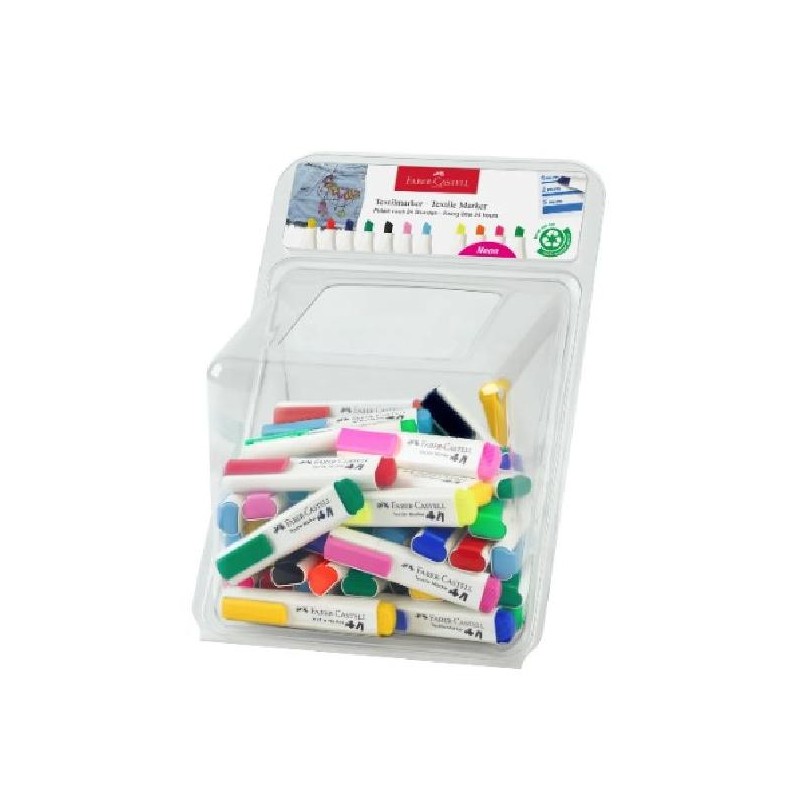 FABER CASTELL MARKER TESSUTO 60pz P/S [1180137-00.jpg]