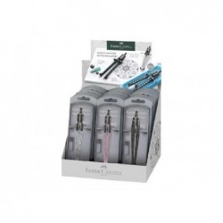 BALAUSTRONE FABER CASTELL STREAM 15pz 5pz NERO,4pz SHINY ROSE,6pz ICE BLUE [8065212-00.jpg]