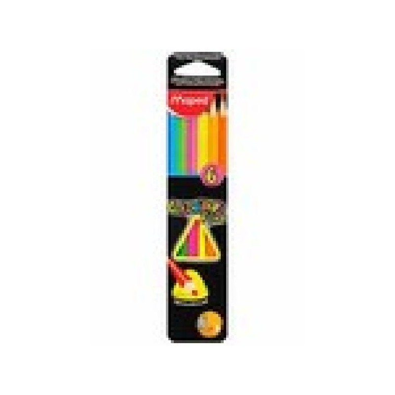 PASTELLI MAPED-tria 2,9mm-6pz FLUO [8071206-00.jpg]