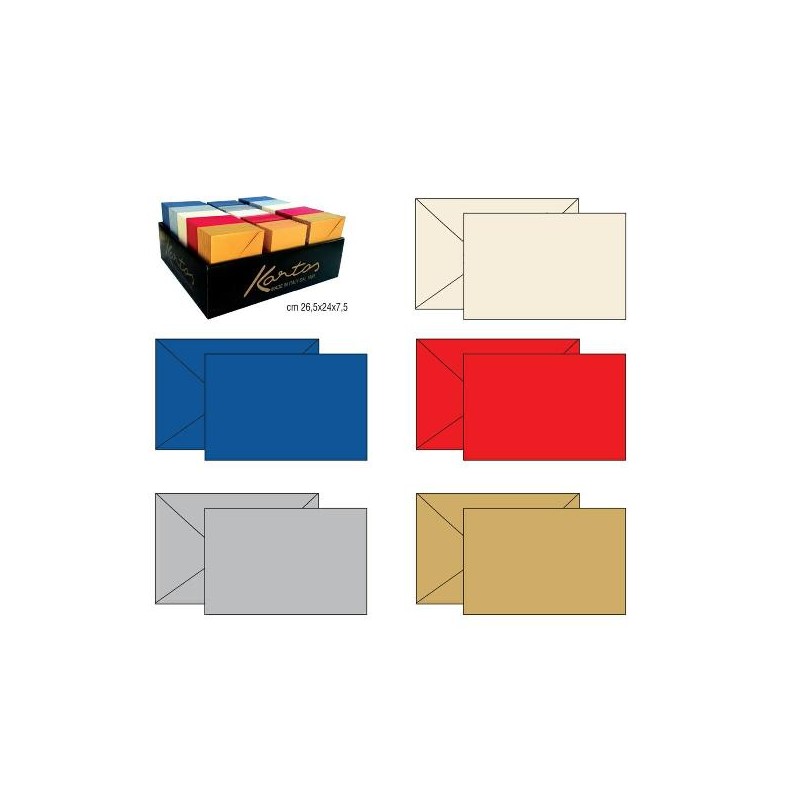 KARTOS BIGL/BUSTA 7x11 500pz METAL [2249005-00.jpg]