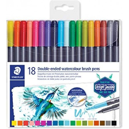 PENNARELLO STAEDTLER BRUSH 18pz ACQUAR. [8079000-00.jpg]