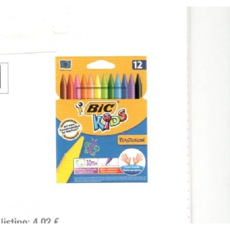 PASTELLI CERA BIC PLASTIDECOR 12pz [8079112-00.jpg]