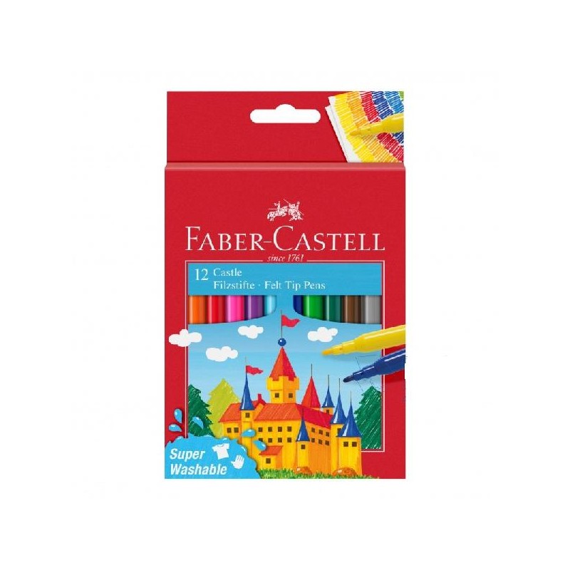 FABER CASTELL 12 PENNARELLI PUNTAfine [8084201-00.jpg]