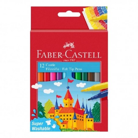 FABER CASTELL 12 PENNARELLI PUNTAfine [8084201-00.jpg]