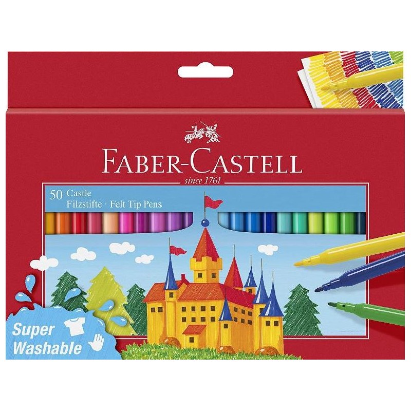 FABER CASTELL 50 PENNARELLI PUNTAfine [8084204-00.jpg]