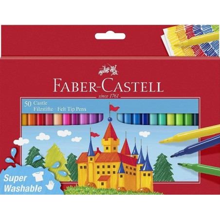 FABER CASTELL 50 PENNARELLI PUNTAfine [8084204-00.jpg]