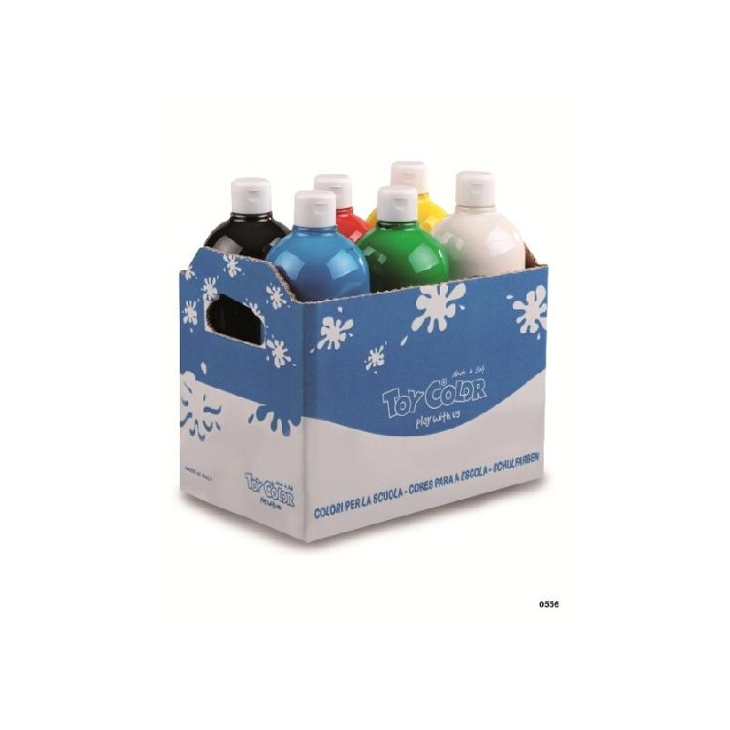 TEMPERA PRONTA TOY COLOR 1000ml BOX 6pz [8100337-00.jpg]