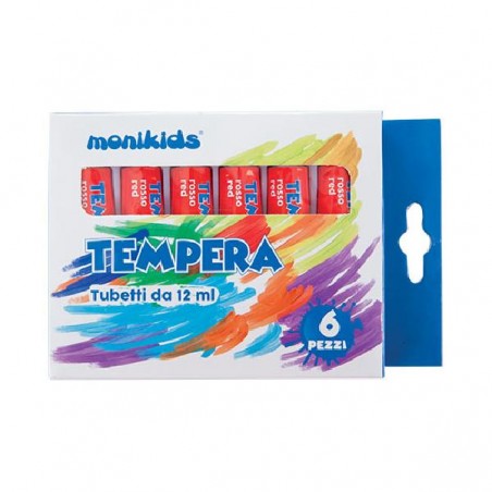 SCATOLA 6 TEMPERE TUBO 21ml NERO [8101160-00.jpg]
