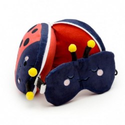 CUSCINO DA VIAGGIO CON MASCHERA RELAX FANTASIA ANIMALI [0017560-20.jpg]
