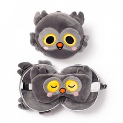 CUSCINO DA VIAGGIO CON MASCHERA RELAX FANTASIA ANIMALI [0017560-40.jpg]