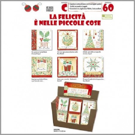 ---NATALEcard MINI BIGLIETTI 8x8 60pz [9019131-00.jpg]